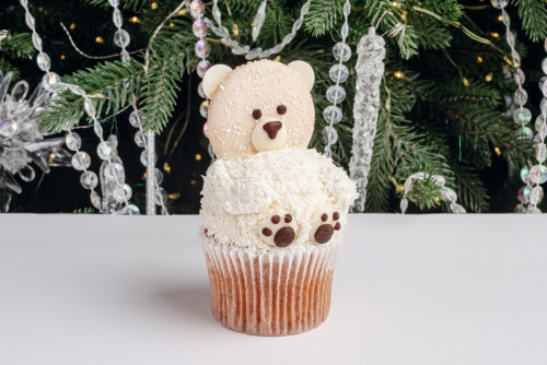 Big капкейк «Полярный мишка»