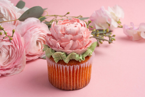 Капкейк «Пион»