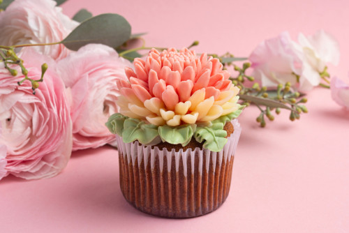 Капкейк «Георгин»