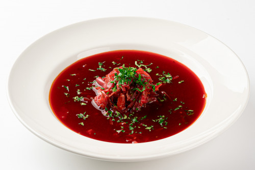 Борщ с фасолью