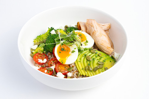 Завтрак «Баланс» с пастрами из индейки