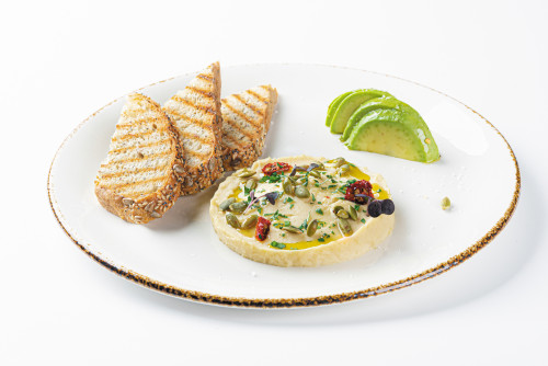 Хумус с авокадо