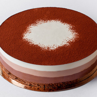 Three chocolate cake